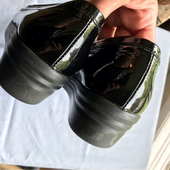 GRUNLAND patent leather loafers with small wedge heel - Picture 6 of 9